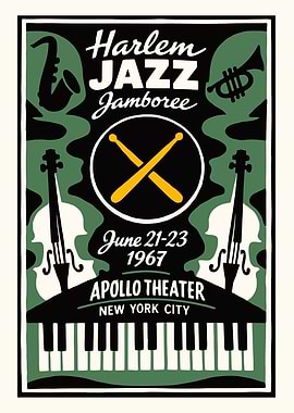 Harlem Jazz Jamboree Poster