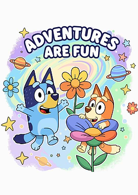 Bluey and Bingo Adventures Are Fun