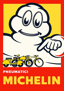 Michelin Man with Motorcycles