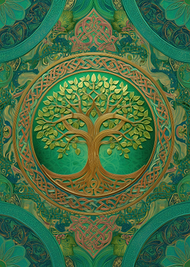 Celtic Tree of Life Mandala