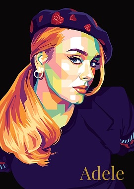 Adele Pop Art Portrait