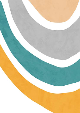 Abstract Rainbow Shapes