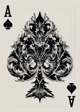 Ace of Spades Card