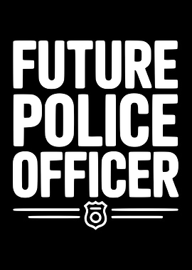 Future Police Officer Text Art