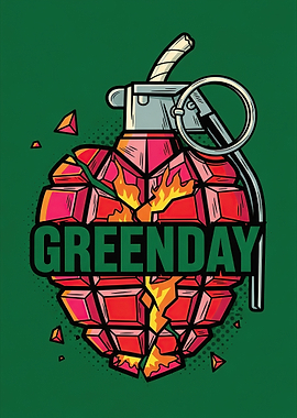 Green Day Grenade Art