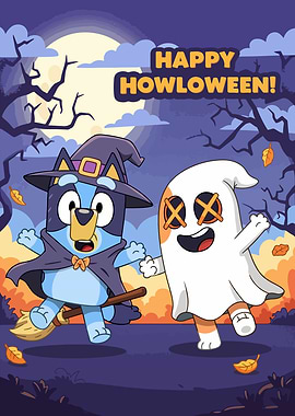Bluey and Bingo Halloween