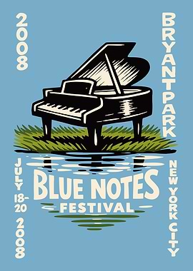 Blue Notes Festival 2008 Poster