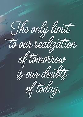 Inspirational Quote About Doubts