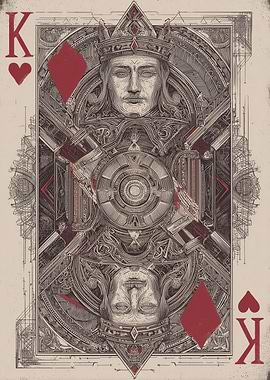 King of Diamonds Playing Card