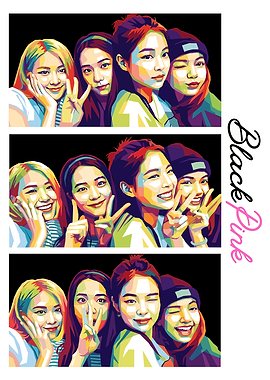 Blackpink Pop Art Portraits