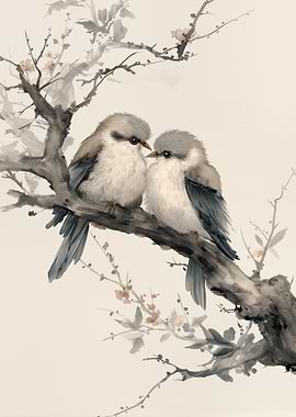 Two Birds on a Branch