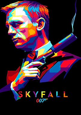 Skyfall James Bond Pop Art