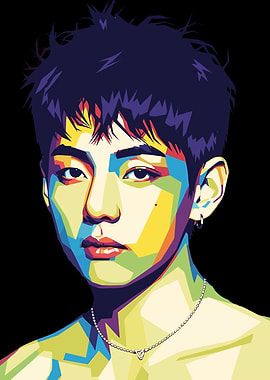 Kim Taehyung of BTS Pop Art