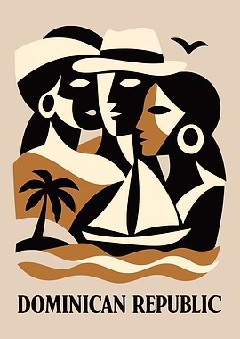Dominican Republic Travel Poster