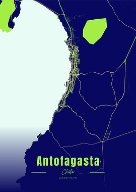 Antofagasta Chile Map