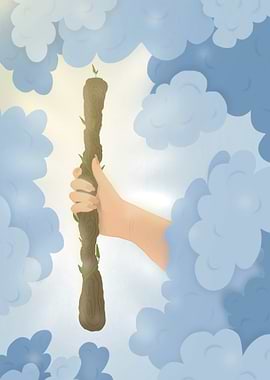 As de Bâton - Carte de Tarot