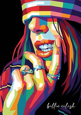 Billie Eilish wpap style