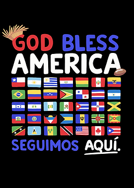 God Bless America Flags