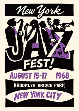 New York Jazz Fest Poster