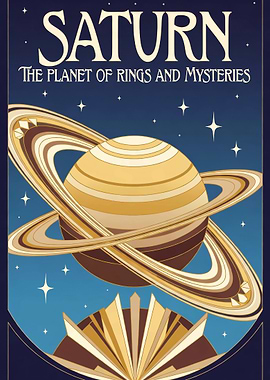 Saturn Planet Art