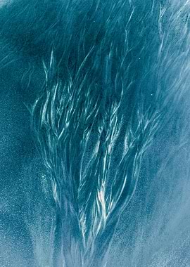 Abstract Blue and White Pattern - Sand / Beach - Mui Ne Vietnam