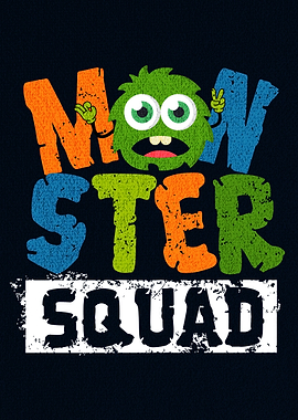 Monster Squad Text Art