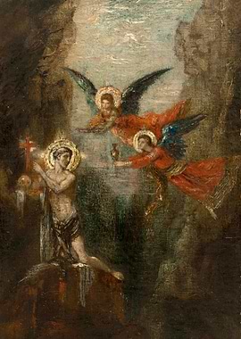 Saint John the Baptist with Angels
