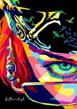 Billie Eilish Pop Art