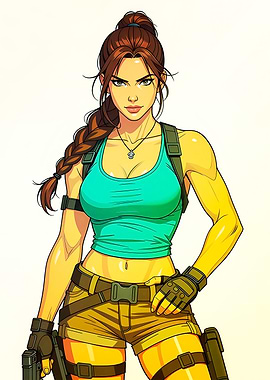 Lara Croft in Action