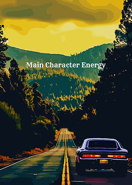 Main Character Energy Car on Road