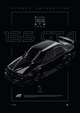 Alfa Romeo 155 GTA 1992 Poster