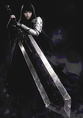 Dark Warrior with Giant Sword