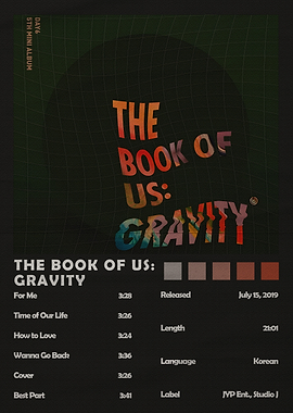 DAY6 The Book of Us: Gravity Album Cover