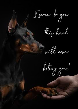 Doberman Paw Promise
