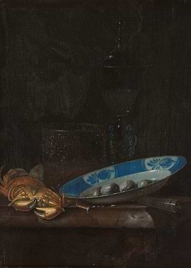 Still Life with Lobster and Fruit