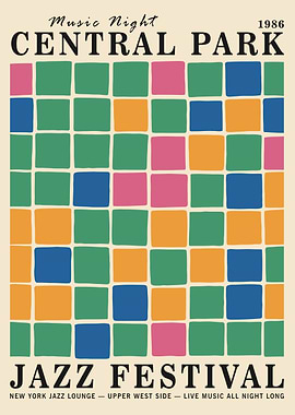 Central Park Jazz Festival Poster