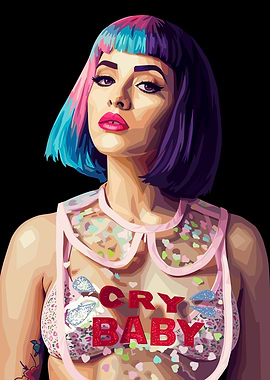 Melanie Martinez Cry Baby Pop Art