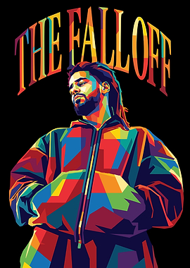 J. Cole 'The Fall Off' Pop Art