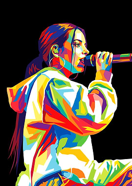 Tate McRae Pop Art Portrait