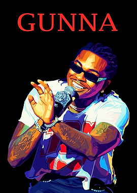 Gunna Pop Art Portrait
