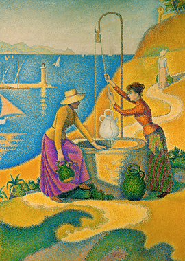 Women at the Well by the Sea