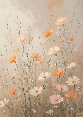 Soft Watercolor Floral Painting