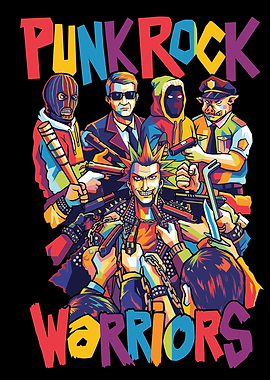 Punk Rock Warriors Pop Art