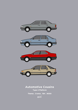 Automotive Cousins Type 4 Platform cars