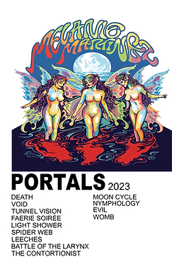 Psychedelic Fairy Portals Poster