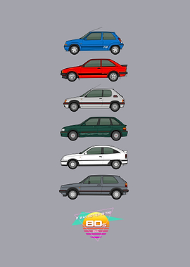 It was hotter in the 80s hot hatch car collection