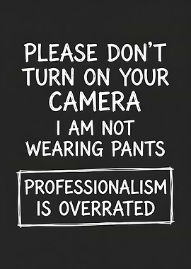 Professionalism is Overrated Text Art