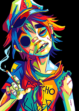 2-D 'Psycho Killer' Pop Art