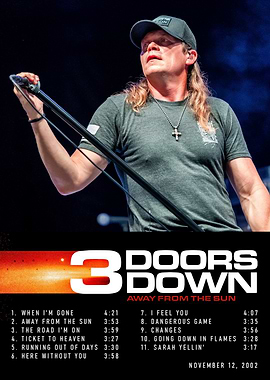 3 Doors Down Away From The Sun Album Art