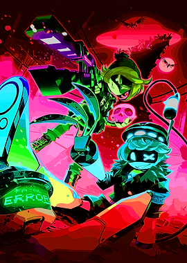 Murder Drones Characters with Weapons